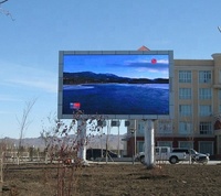 Büyük ekran ticari elektronik reklam Led duvar görüntüler panel ekran led p5 açık ekran benzin istasyonu billboard