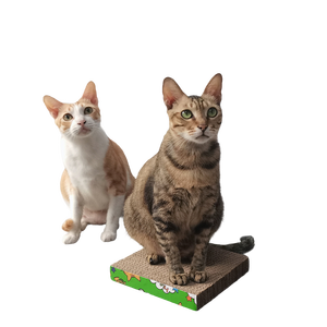 Fabrik Günstige OEM Board Interaktive Cat Corner <span class=keywords><strong>Scratch</strong></span> Board Wellpappe Scratcher Pad - Product Image 1