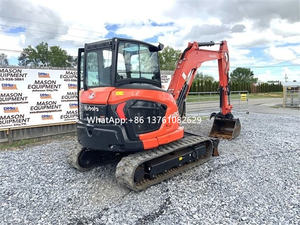 Machinerie de terrassement, mini-excavatrice de 5,5 tonnes d'occasion, Kubota Kx057-5 d'origine, mini-excavatrice hydraulique - Product Image 2