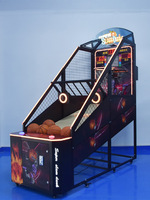 Machine de jeu de basket-ball d'arcade robuste avec tableau de scores et effets sonores - Équipement de qualité commerciale