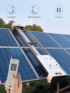Robot de Limpieza de Paneles Solares con Ahorro de Agua, Limpieza en Seco/Lavado, Motor de Rodillo de 400W, 6-8h de Duración de Batería, Control Remoto de 100m, Resistente - Product Image 4
