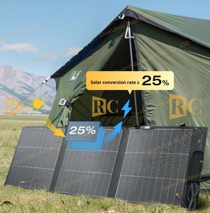 Panneau solaire bifacial pliable ultra-léger de 3e génération Ecoflow 160W 220W 400w, module de charge portable pour le camping et l'utilisation en extérieur - Product Image 3