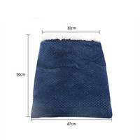 Sac de couchage pour chat d'hiver, nid pour animaux de compagnie, tapis d'intérieur, chaud, semi-fermé, en peluche douce, sac pour chaton, chiot, lit chaud pour chat, grotte