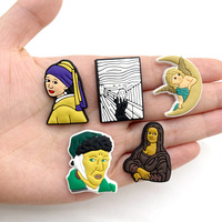 HY 8 pièces Breloques uniques 'Images du Monde' pour chaussures, sandales, boutons, pendentifs, épingles originales pour chaussures et sabots, cadeaux pour amis