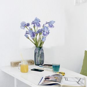 Fabricant de fleurs d'iris, vente en gros de fleurs d'iris artificielles de haute qualité, échantillon gratuit, décoration de mariage, aménagement paysager, jardin, iris - Product Image 4