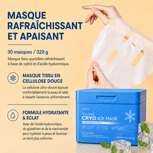 Masques en tissu hydratants et apaisants pour le visage, à absorption rapide, enrichis en exosomes et collagène, pour tous types de peaux, effet éclaircissant et rafraîchissant naturel. - Product Image 5