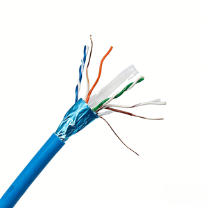 <span class=keywords><strong>Cable</strong></span> LAN para Exteriores BC CCA Cat5e Cat6 Cat6A, Par Trenzado UTP STP FTP, 1000 pies, <span class=keywords><strong>Cable</strong></span> Impermeable <span class=keywords><strong>Cat</strong></span> <span class=keywords><strong>6</strong></span> 6A 23AWG 0.5mm 0.56mm - Product Image 1