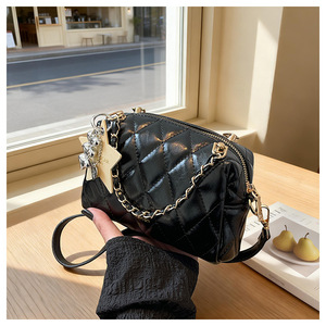 <span class=keywords><strong>Sac</strong></span> décontracté pour femme Printemps 2026, petit <span class=keywords><strong>sac</strong></span> carré texturé à porter sous le bras, style coréen, <span class=keywords><strong>sac</strong></span> à bandoulière/travers tendance - Product Image 4