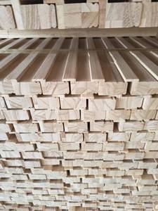 Composant de volet en bois massif, cadre de fenêtre, persienne horizontale verticale, panneau de stores en bois - Product Image 2
