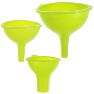 Ustensiles de cuisine : Ensemble d'entonnoirs en silicone de qualité alimentaire à large ouverture, petits et grands, pour le remplissage d'huile alimentaire en cuisine - Product Image 1