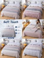 Vente directe d'usine, convient pour la maison, les voyages et l'école, couverture double lestée, logo personnalisé, couverture douce, chaude et confortable