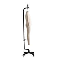Beifuform Mini taille 0 Mannequin demi-échelle robe forme couverture en tissu factice pour tailleur Mannequin pour Design étudiant école modèle