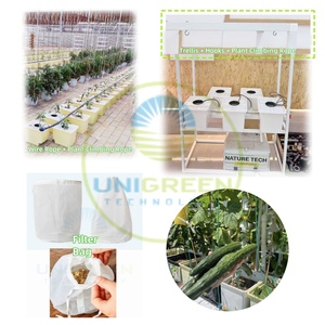 Seau hydroponique ferme utilisée 11L 3 gallons système de culture d'irrigation indépendant barils hollandais fleur de concombre seau hydroponique - Product Image 6