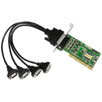 Tarjeta de Expansión Serial UOTEK PCI RS-485 de 4 Puertos, Alta Velocidad 300-921.6kbps DR44, Conversor Universal con Aislamiento RTS/CTS/XON/XOFF