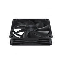 Ventilateur de boîtier PC Cougar F25 120 mm noir 9 pales, haut débit d'air, refroidissement silencieux pour châssis d'ordinateur, radiateur de bureau