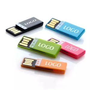 Groothandel Echte Capaciteit Mini Plastic Ontwerp Boek Clip Usb Met Lage Prijs 4Gb 8Gb 16Gb 32Gb Paperclip Memory Stick Van Shenzhen