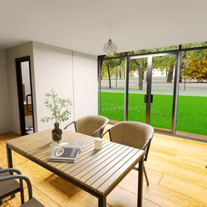 Maison triangulaire moderne avec structure en acier galvanisé pour locations de <span class=keywords><strong>vacances</strong></span> de <span class=keywords><strong>luxe</strong></span> - Product Image 3