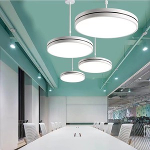 Luminaire suspendu rond Haoshun Led 30cm 90 CRI pour espaces commerciaux, restaurants, studios - Product Image 2