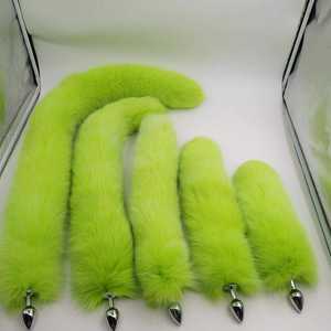 Cola de zorro para chica, cola larga, cola de animal, tapón para culo, lesbiana - Product Image 5