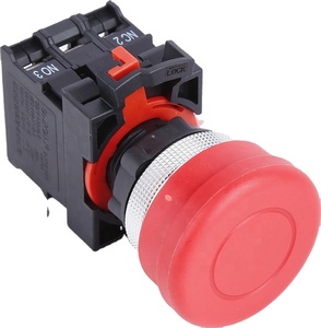Productos populares vendidos en línea: Interruptor de botón pulsador tipo hongo ONPOW26-11M de 22 mm - Product Image 1