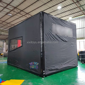 Jaula de golf inflable portátil para golpear el campo de golf, tienda de entrenamiento simulada de práctica de golf inflable con pantalla de impacto de alta calidad - Product Image 4