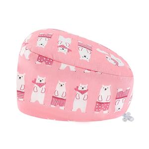 Chapeau chirurgical en coton imprimé pour infirmière, plusieurs couleurs disponibles, personnalisable pour les longues heures de travail - Product Image 5