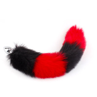 Juguete Artificial de cola de zorro, Tapón de Inserción Anal de piel falsa, tapón para el ano, juego fetiche sexual para adultos para hombres y mujeres, pareja