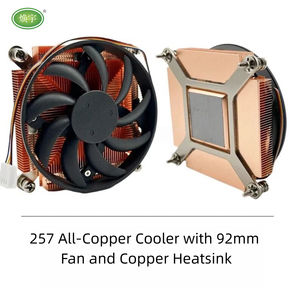 Refroidisseur de processeur ultra fin à profil bas pour <span class=keywords><strong>Intel</strong></span> LGA <span class=keywords><strong>1700</strong></span>/<span class=keywords><strong>1200</strong></span>/115X, base en cuivre pur avec ventilateur silencieux à roulement à billes - Product Image 3