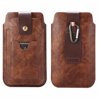 Étui en cuir PU 3D pour double téléphone portable avec fente pour cartes de crédit et crochet, anti-rayures et antichoc pour iPhone 17/16/15/14/13 Pro