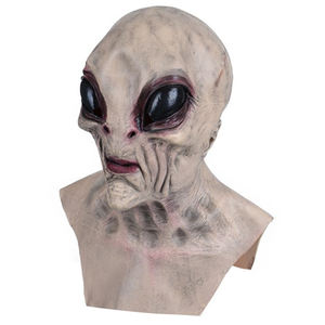 Máscara <span class=keywords><strong>de</strong></span> alienígena <span class=keywords><strong>de</strong></span> Halloween Scary Horrible Horror Alien Supersoft Mask Headgear Creepy Party Decoration Funny Cosplay Prop Masks - Product Image 4