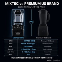 Mixeur Commercial Premium OEM d'Usine - Certifié CE ETL SGS, Moteur Robuste, Recherche de Distributeurs et Partenaires Mondiaux