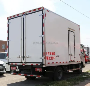 Marcas famosas de China FAW Light Duty-Camión de refrigeración de transporte de carga profundamente congelado de 28 grados