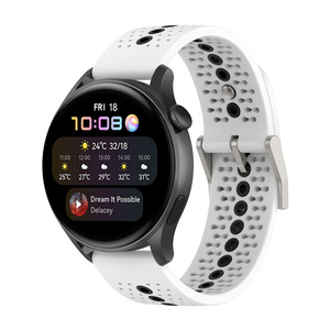 สายนาฬิกาอัจฉริยะใหม่20 22มม. สำหรับนาฬิกา Huawei GT3 GT 3 42 46มม. สายรัดข้อมือ GT 2 GT2 Pro watchband ซิลิโคนสายรัดข้อมือ - Product Image 2
