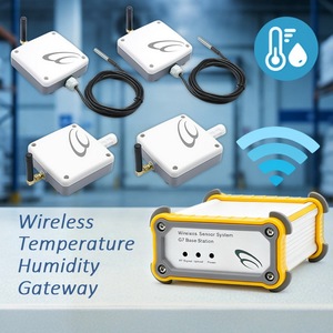 Control de Humedad y Temperatura para la Cadena de Alimentos, 4 Conjuntos de Sensores Multipunto Inalámbricos, Gateway Inalámbrico IP65 - Product Image 2