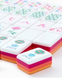 Tuiles de Mahjong de Luxe en Cristal Américain Personnalisées, Durables et Résistantes à l'Eau, Cadeau Idéal pour Singapour, le <span class=keywords><strong>Japon</strong></span> et la Malaisie - Product Image 5