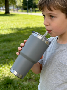 Replacement <b>Straw</b> Compatible with Stanley 40 oz 30 oz Cup Tumbler <b>Reusable</b> <b>Straw</b> with Cleaning Brush Plastic Clear - Product Image 3