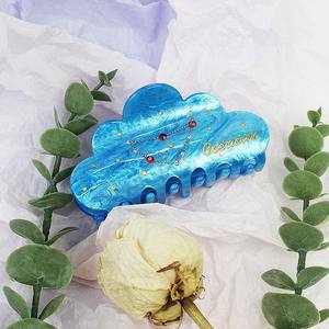 YIYI - Pinza de Pelo Coreana de Moda, Accesorios para el Cabello Coloridos, Pinza de Pelo Azul Personalizada con el Signo Zodiacal <span class=keywords><strong>Capricornio</strong></span> - Product Image 5