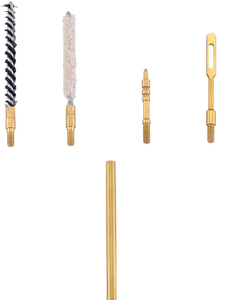 Tige de nettoyage en laiton pour serpillière en coton, brosses en Nylon dans un organisateur à fermeture éclair, étui Compact. <span class=keywords><strong>177</strong></span> <span class=keywords><strong>Cal</strong></span> & .22 <span class=keywords><strong>Cal</strong></span> Kit de nettoyage - Product Image 5