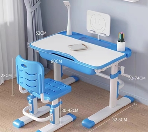 Muebles para Dormitorio de <span class=keywords><strong>Estudiantes</strong></span> al Mejor <span class=keywords><strong>Precio</strong></span>, Conjunto de Silla y Escritorio Ergonómico para Escuela Secundaria, Hogar, Oficina, Sala de Estar y Aula Infantil - Product Image 3