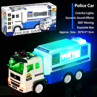 Vente en gros de jouets modèles électriques pour enfants avec éclairage 4D et musique, écologiques : Ambulance, Camion de pompiers, Camion mélangeur, Véhicule d'ingénierie, Voiture de police