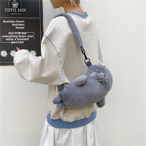 Nuovo <span class=keywords><strong>Zaino</strong></span> Monospalla con Cerniera a Forma di Foca, Carino e di Grande Valore, Borsa a Tracolla Portatile di Grande Capacità per Ragazze - Product Image 4