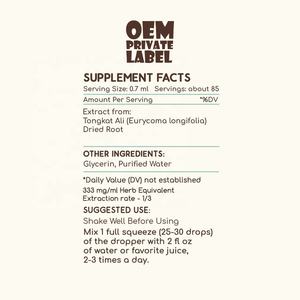 Тонгкат Али Капли Жидкая настойка Тонгкат Али Мощность плюс Тонгкат Али капсулы Энергетическая выносливость и иммунная система для мужчин и женщин - Product Image 2