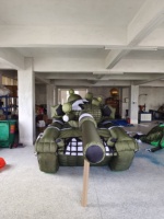 Promotion grand modèle de véhicule de Camouflage de voiture Panzer gonflable de haute qualité Ballon réservoirs gonflables géants pour l'affichage