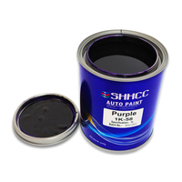 Peinture liquide de voiture en résine acrylique violette 1K pour réparer les rayures et le revêtement plastique de pulvérisation de peinture de bateau