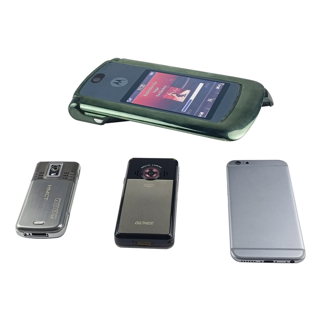 Custom Precision CNC Machining for Aluminum Anodized Part Mobile Phone Aluminum Panel Phone Back Cover Machining