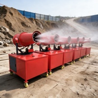 Canon à brouillard compact de 30 m avec direction de brumisation réglable pour les applications de refroidissement sur les chantiers de construction