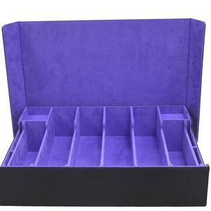 Boîte de rangement pour cartes à collectionner rectangulaire moderne avec fermeture magnétique, capacité 1700+, en cuir PU, pour cartes Commander - Product Image 1