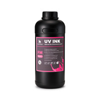 Encre UV fluorescente Hanrun Paper pour imprimante UV DTF à plat, rouleau à rouleau