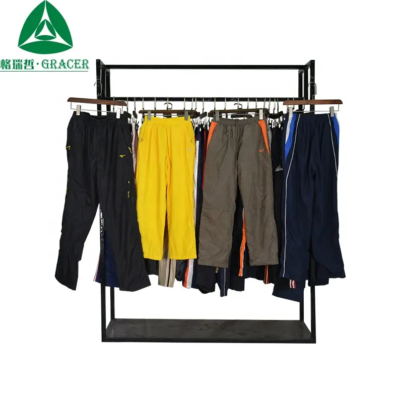 2019 Hot selling nylon sports pants men recycle used clothing second hand clothes Guangzhou