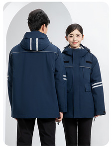 Combinaison <span class=keywords><strong>de</strong></span> <span class=keywords><strong>travail</strong></span> antistatique d'hiver, veste thermique en coton pour hommes, résistante à l'usure et aux taches, uniforme <span class=keywords><strong>de</strong></span> sécurité pour les ateliers d'usines électriques - Product Image 6